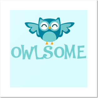 Owlsome Posters and Art